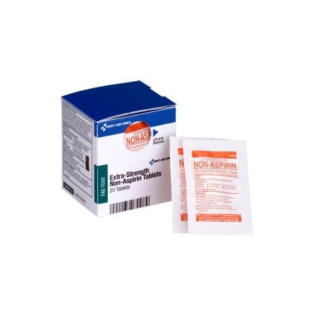 Acme United First Aid Only FAE-7008 SmartCompliance Refill Extra Strength Non-Aspirin, 10 Packets/Box FAE-7008